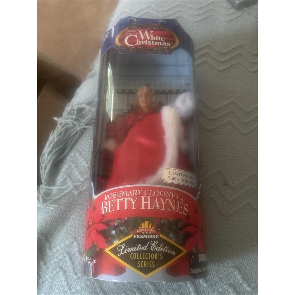 White Christmas Limited Edition Collector Rosemary Clooney Doll New In Box